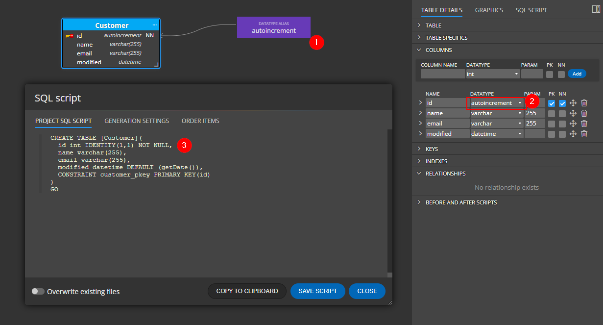 How to Add an Identity Column to SQL Server Database Design - Datensen