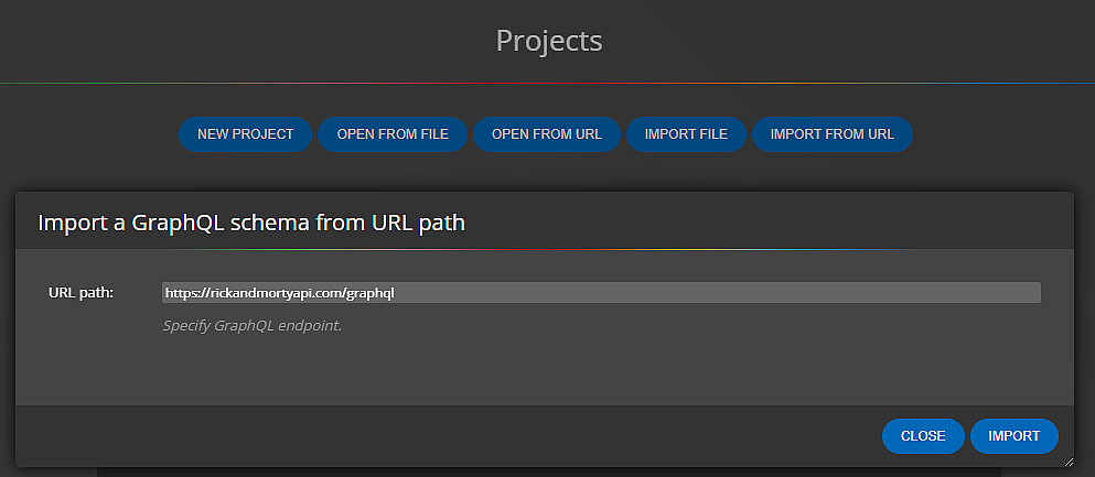 Improved import GraphQL schema from URL