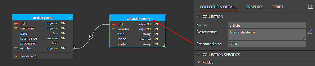 Moon Modeler and visualization of estimated sizes of collections.