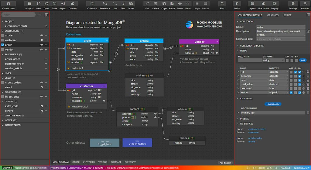 Moon Modeler panels