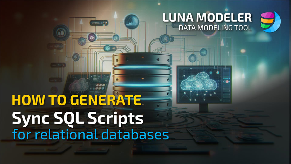 How to Generate Synchronization Scripts in Luna Modeler