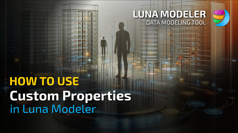 How to use Custom Properties in Luna Modeler