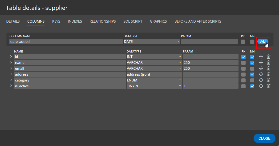 MySQL database design - Datensen